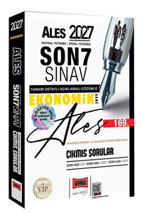 Yargı Yayınları 2027 ALES Sayısal-Sözel Yetenek Son 7 Sınav Çıkmış Sorular 2 Ağustos Sınav Soruları Dahil (Ekonomik Seri)