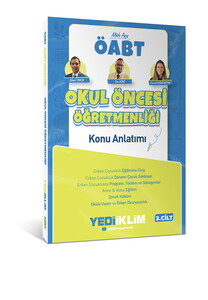 Yediiklim Yayınları 2027 MEB AGS ÖABT Okul Öncesi Öğretmenliği Konu Anlatımı – Cilt 3