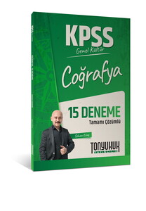 Tonyukuk Yayıncılık Kpss Genel Kültür Coğrafya Tamamı Çözümlü 15 Deneme