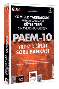 Yargı Yayınları 2026 PAEM Komiser Yardımcılığı Misyon Koruma ve Rütbe Terfi Sınavlarına Hazırlık Yıldız Disiplin Soru Bankası