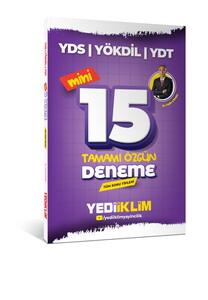 Yediiklim Yayınları 2026 YDS YÖKDİL YDT Tüm Soru Tipleri Tamamı Özgün Mini 15 Deneme
