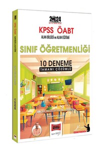 Yargı Yayınları 2024 ÖABT Sınıf Öğretmenliği Tamamı Çözümlü 10 Deneme Sınavı