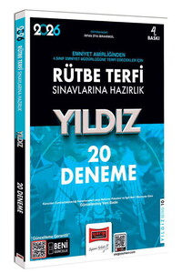 Yargı Yayınları 2026 Rütbe Terfi Sınavlarına Hazırlık Yıldız 20 Deneme