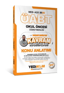 Yediiklim Yayınları 2026 MEB AGS ÖABT Okul Öncesi Öğretmenliği Hasan SANLI İle Kavram Haritaları Konu Anlatımı