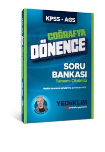Yediiklim Yayınları Kpss-Ags Dönence Coğrafya Tamamı Çözümlü Soru Bankası