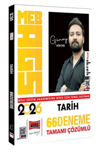 Yargı Yayınları 2026 MEB-AGS Tarih Tamamı Çözümlü 66 Deneme