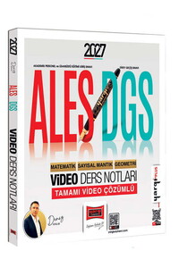 Yargı Yayınları 2027 ALES DGS Matematik Sayısal Mantık Geometri Video Ders Notları