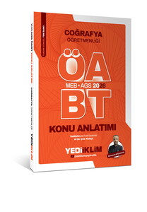 Yediiklim Yayınları 2026 MEB AGS ÖABT Coğrafya Öğretmenliği Konu Anlatımı