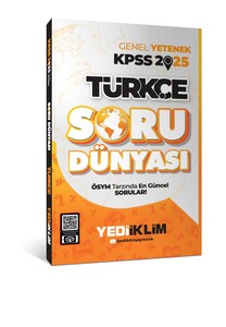 Yediiklim Yayınları 2025 Genel Kültür Türkçe Soru Dünyası
