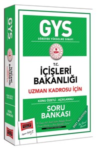 Yargı Yayınları GYS T.C İçişleri Bakanlığı Uzman Kadrosu İçin Konu Özetli Açıklamalı Soru Bankası