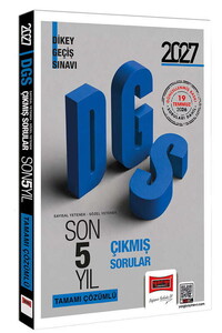 Yargı Yayınları 2027 DGS Sayısal-Sözel Yetenek Tamamı Çözümlü Son 5 Yıl Çıkmış Sorular