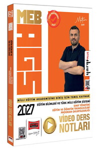 Yargı Yayınları 2027 MEB-AGS Eğitim Bilimleri ve Türk Milli Eğitim Sistemi Sınıf Yönetimi - Eğitim ve Öğretim Teknolojileri Prog