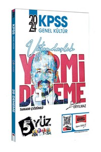 Yargı Yayınları 2024 KPSS 5Yüz Ekibi Vatandaşlık Tamamı Çözümlü 20 Deneme