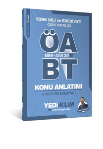 Yediiklim 2026 MEB AGS ÖABT Türk Dili ve Edebiyatı Öğretmenliği Eski Türk Edebiyatı Konu Anlatımı
