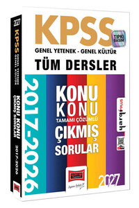 Yargı Yayınları 2027 KPSS GK-GY Tüm Dersler Konu Konu Tamamı Çözümlü 10 Yıl Çıkmış Sorular