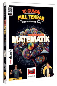 Yargı Yayınları KPSS ALES DGS AGS 10 Günde Full Tekrar Matematik Video Çözümlü ve Konu Özetli