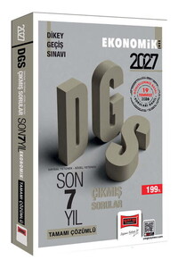 Yargı Yayınları 2027 DGS Sayısal-Sözel Yetenek Tamamı Çözümlü Son 7 Yıl Çıkmış Sorular Ekonomik Seri