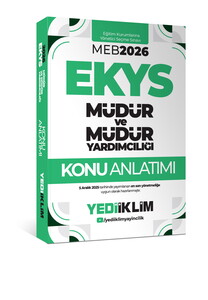 Yediiklim  Yayınları 2026 MEB EKYS Müdür Ve Müdür Yardımcılığı Konu Anlatımı