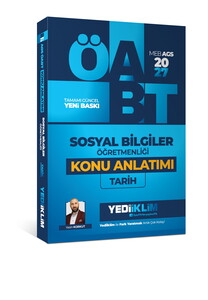 Yediiklim Yayınları 2027 MEB AGS ÖABT Sosyal Bilgiler Öğretmenliği Tarih Konu Anlatımı