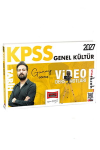 Yargı Yayınları 2027 KPSS Genel Kültür Tarih Video Ders Notları