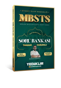 Yediiklim Yayınları Diyanet İşleri Başkanlığı MBSTS Tamamı Çözümlü Soru Bankası