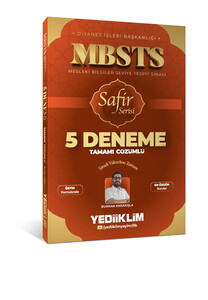Yediiklim Yayınları MBSTS Safir Serisi Tamamı Çözümlü 5 Deneme Sınavı