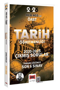 Yargı Yayınları 2026 MEB-AGS ÖABT Tarih Öğretmenliği Tamamı Çözümlü Son 6 Sınav Çıkmış Sorular