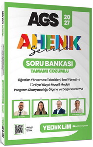 Yediiklim 2027 AGS Ahenk Serisi ÖYT Sınıf Yönetimi TYMM Program Okuryazarlığı Ölçme ve Değerlendirme Tamamı Çözümlü Soru Bankası