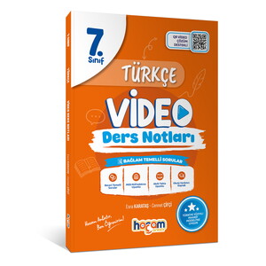 Hocam Anlatır Yayınları 7.Sınıf Türkçe Video Ders Notları (Maarif Model)