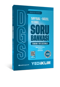 Yediiklim Yayınları 2027 DGS Prestij Serisi Sayısal Sözel Yetenek Tamamı PDF Çözümlü Soru Bankası