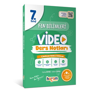 Hocam Anlatır Yayınları 7.Sınıf Fen Bilimleri Video Ders Notları (Maarif Model)