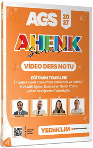 Yediiklim 2027 AGS Ahenk Serisi Eğitimin Temelleri ve Temel Kavramlar Türk Milli Eğitim Sisteminin Genel Yapısı Eğitim ve Öğren