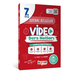 Hocam Anlatır Yayınları 7.Sınıf Sosyal Bilgiler Video Ders Notları (Maarif Model)
