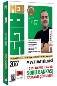 Yargı Yayınları 2027 MEB-AGS Mevzuat Bilgisi 10 Deneme İlaveli Tamamı Çözümlü Soru Bankası