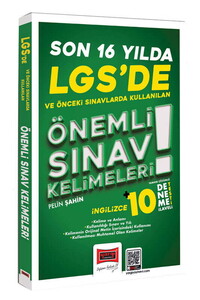 Yargı Yayınları LGSde Son 16 Yılda Kullanılan Önemli İngilizce Sınav Kelimeleri