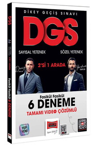 Yargı Yayınları 2026 DGS Sayısal Yetenek - Sözel Yetenek Fasikül Fasikül Tamamı Video Çözümlü 6 Deneme