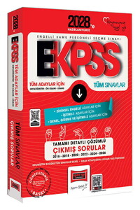 Yargı Yayınları 2028 EKPSS Ortaöğretim - Ön Lisans - Lisans Tüm Dersler Tüm Adaylar İçin Tamamı Detaylı Çözümlü 10 Yıl Çıkmış So