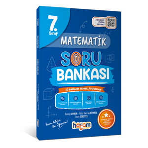 Hocam Anlatır Yayınları 7.Sınıf Matematik Tamamı Video Çözümlü Soru Bankası (Maarif Model)