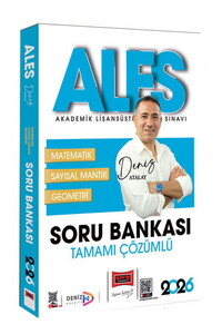 Yargı Yayınları 2026 ALES Tamamı Çözümlü Matematik Soru Bankası (Deniz Atalay)