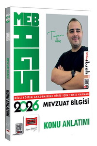 Yargı Yayınları 2026 MEB-AGS Mevzuat Bilgisi Konu Anlatımı (Tufan Genç)