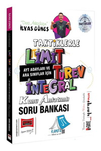 Yargı Yayınları Tüm Adaylar İçin Taktiklerle Limit - Türev - İntegral Konu Anlatımlı Soru Bankası