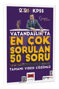 Yargı Yayınları 2026 KPSS Vatandaşlıkta En Çok Sorulan 50 Soru