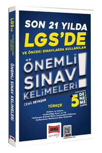 Yargı Yayınları LGSde Son 21 Yılda Çıkan Önemli Türkçe Sınav Kelimeleri