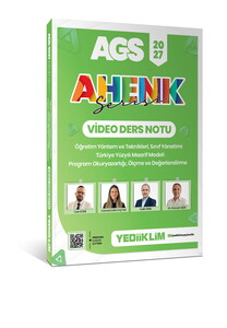 Yediiklim 2027 AGS AHENK SERİSİ Öyt, Sınıf Yönetimi- , Tymm, Program Okuryazarlığı, Ölçme ve Değerlendirme Video Ders Notu
