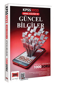 Yargı Yayınları 2025 KPSS Genel Kültür Güncel Bilgiler Tamamı Çözümlü 1000 Soru