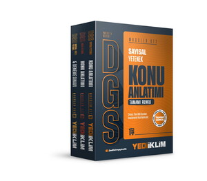 Yediiklim Yayınları 2027 DGS Prestij Serisi  Konu Anlatımı Modüler Set ( Sayısal bölüm + Sözel bölüm + 5 Deneme )