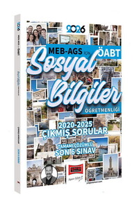 Yargı Yayınları 2026 ÖABT MEB-AGS Sosyal Bilgiler Öğretmenliği 2020-2025 Çıkmış Sınav Soruları