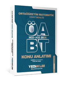 Yediiklim Yayınları 2026 MEB AGS ÖABT Ortaöğretim Matematik Öğretmenliği Konu Anlatımı