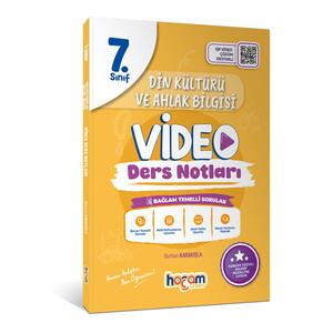 Hocam Anlatır Yayınları 7.Sınıf Din Kültürü Ve Ahlak Bilgisi Video Ders Notları (Maarif Model)