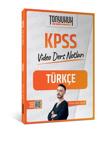 Tonyukuk Yayıncılık KPSS Türkçe Video Ders Notları